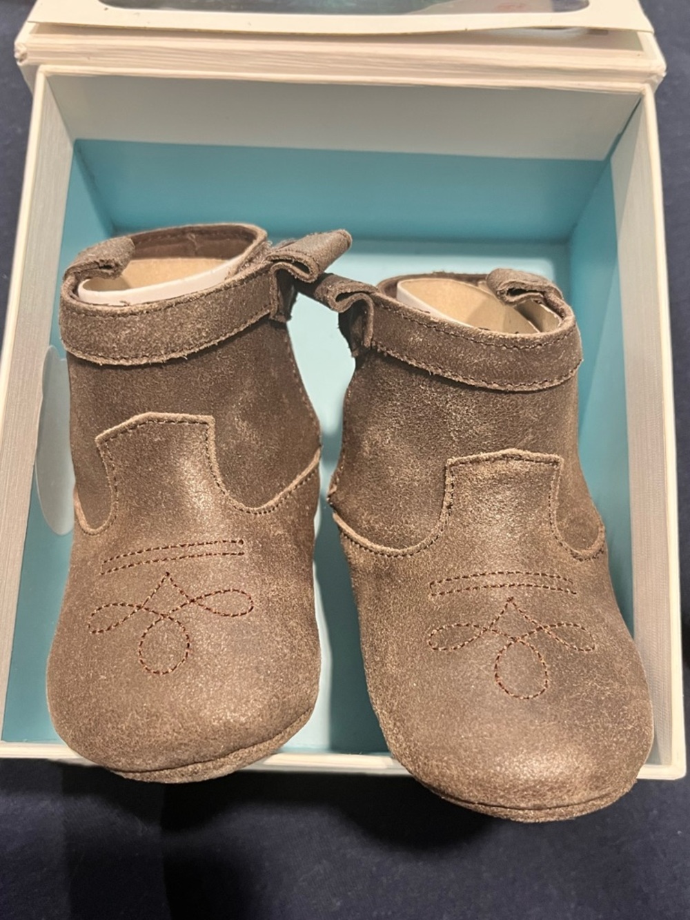 Infant Ralph Lauren Suede Booties